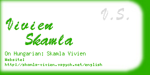 vivien skamla business card